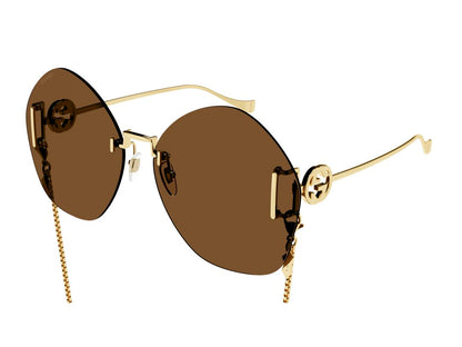 Lente Solar Gucci GG1203S-003 Dorado