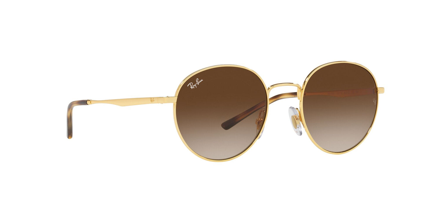 Lentes de Sol Ray Ban Dorado RB3681-Solaris