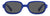 Lente Solar Polaroid PLDK003/S Azul-Solaris