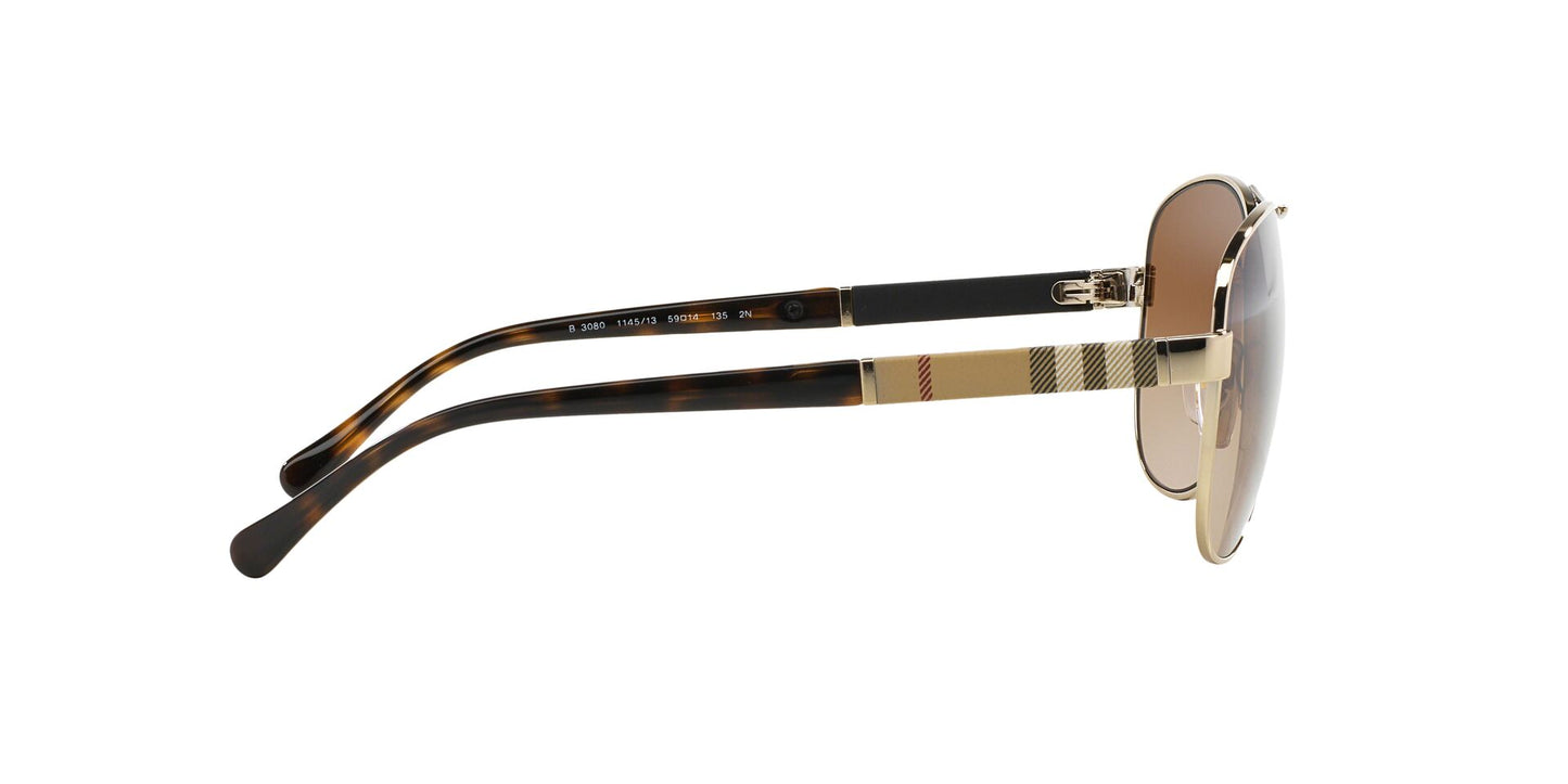 Lentes de Sol Burberry BE3080G Dorado – Solaris