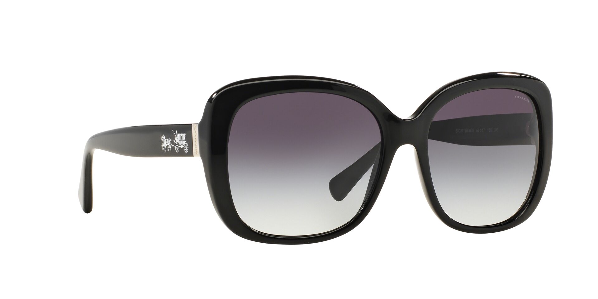 Lentes de Sol Coach HC8158 Negro-Solaris