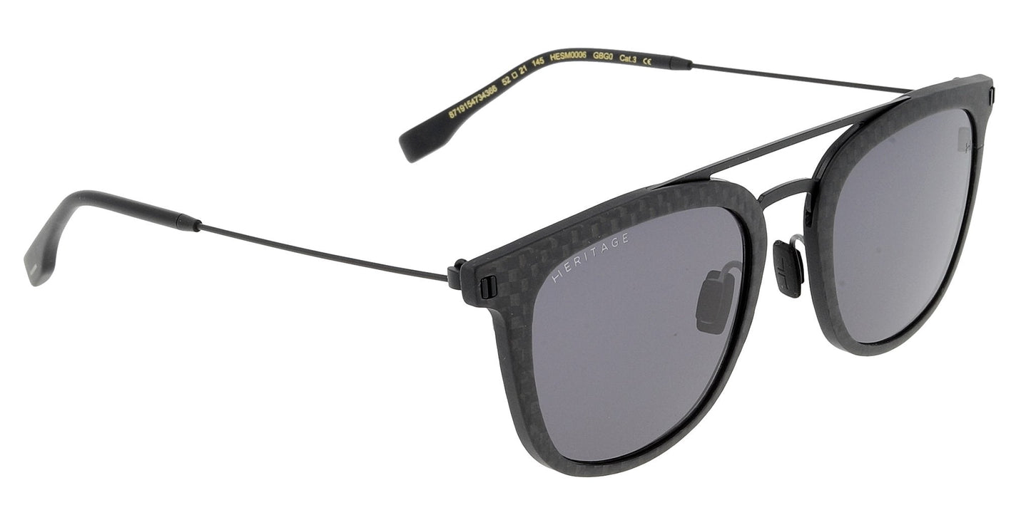 Lentes de Sol Heritage HESM0006 Negro-Solaris